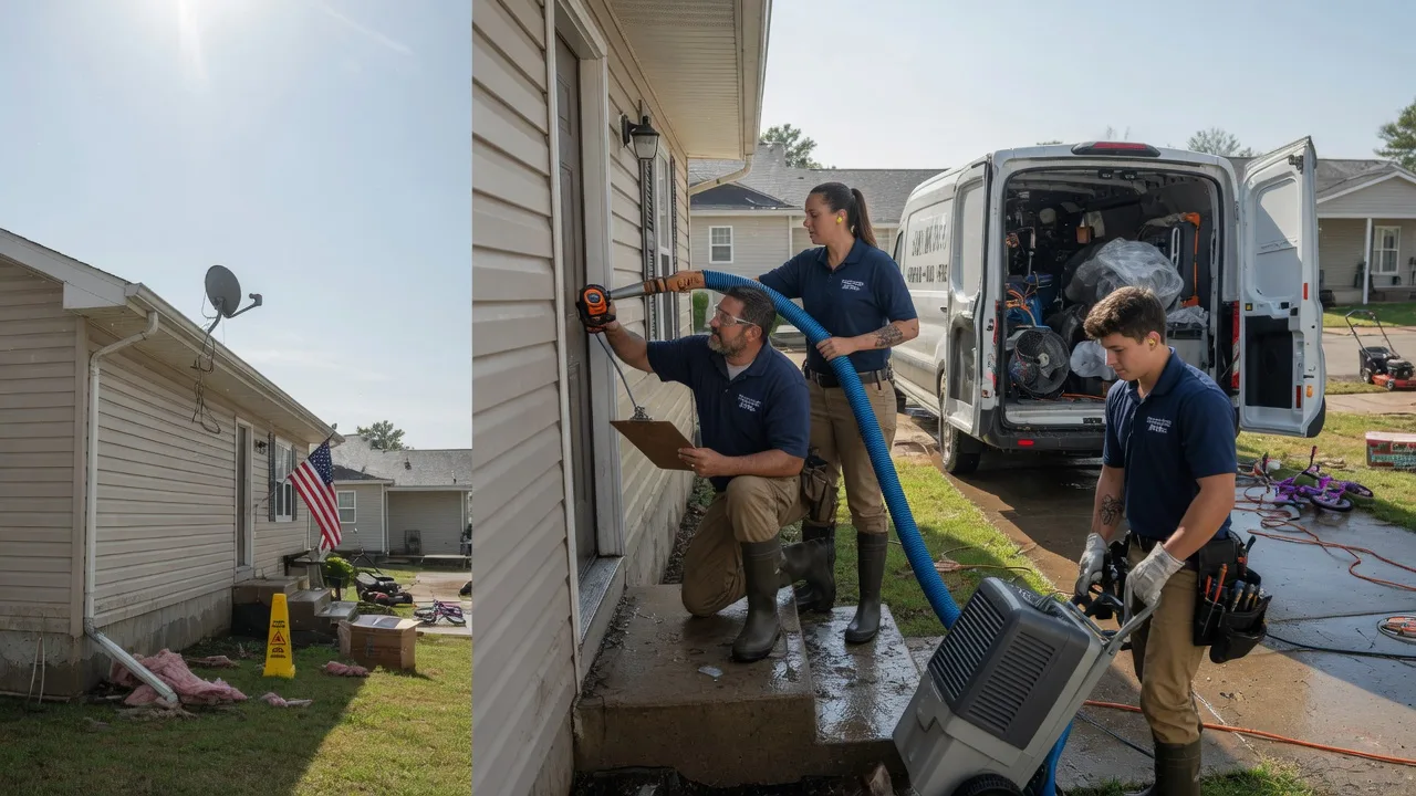 Ceiling Water Damage Restoration in Pocahontas, IL near me